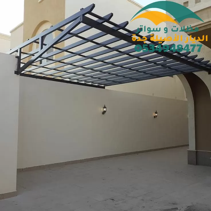 مظلات حدائق حديد احدث التصاميم 2024