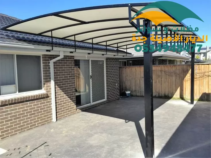 مظلات حدائق حديد احدث التصاميم 2024